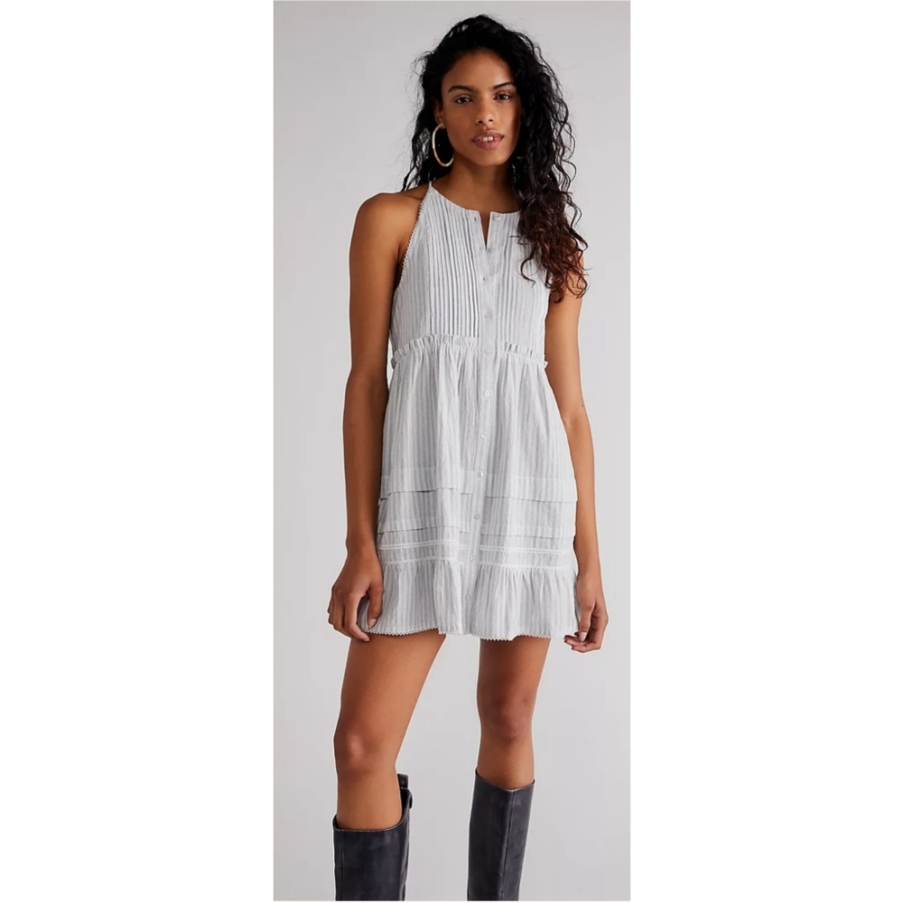 💖 Free People Cotton Desert Days Mini Dress, S